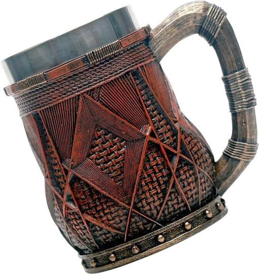 Plastic Beer Glass in Brown Color ac1004