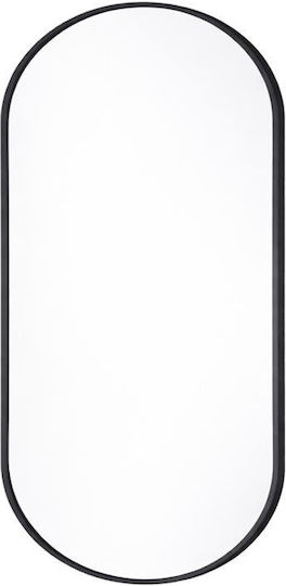 Next 35702------2 Καθρέπτης Οβάλ Μαύρος 90x45cm Next 35702------2 Καθρέπτης Οβάλ Μαύρος 90x45cm