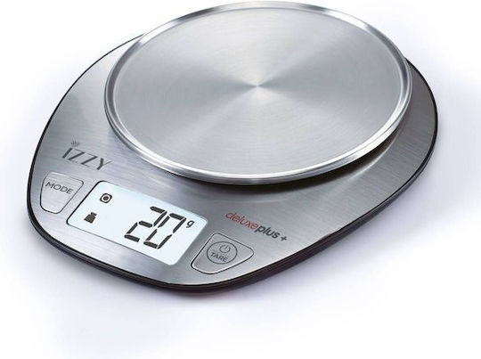Izzy Deluxe Plus Digital Kitchen Scale up to 5kg Inox