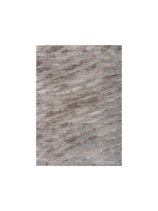 Beauty Home Wohnzimmer Teppich 200x290cm Beige, Grau