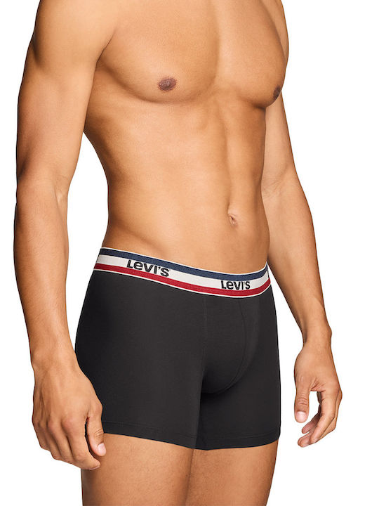 Herren Boxershorts Schwarz 2er Pack