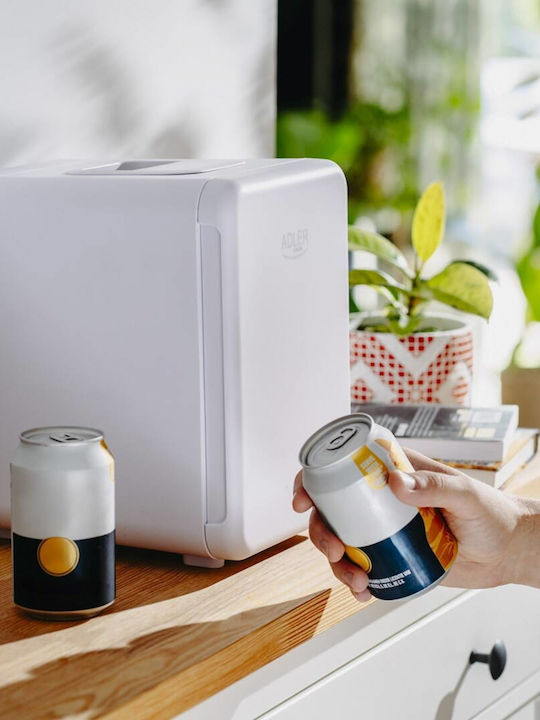 Adler Cosmetic Refrigerator 4lt with Shelf & Heating Function White 42W