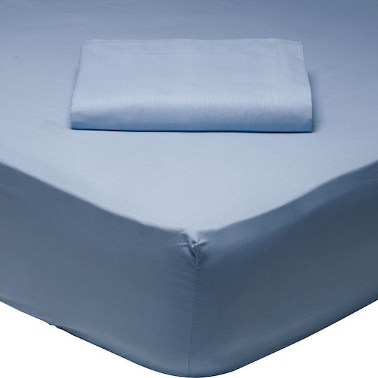 Das Home Bettlaken für Einzelbett mit Gummiband 100x200+35cm. Best 1005 Individual