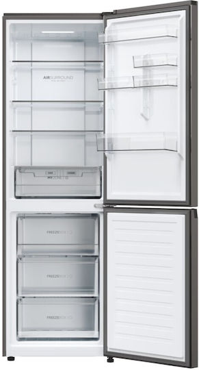 Haier Kühl-Gefrierkombination 412Es Total NoFrost H185xB59.5xT66.7cm. Inox HDPW3618DNPD