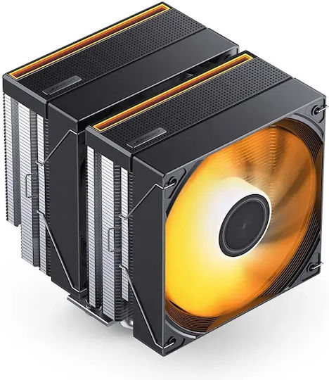 Jonsbo CB80 CPU Cooler Dual Fan for Socket AM4/AM5/1200/115x/1700 with ARGB Lighting