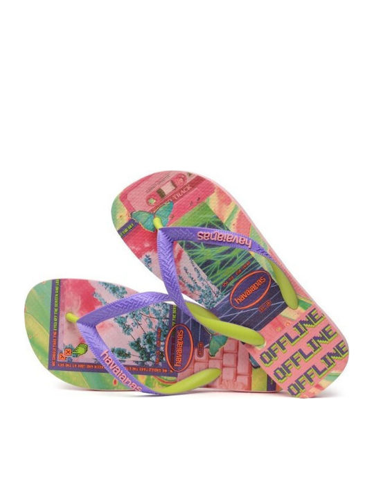 Top Fashion Women's Flip Flops Purple