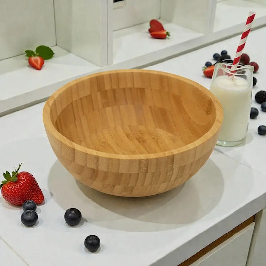 Салатиера Дървена Кафява 25x8см bl10059.056
