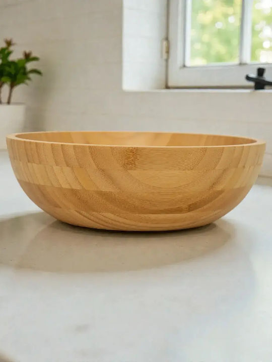Ξύλινο Μπολ Από Bamboo 25x8 Εκ.