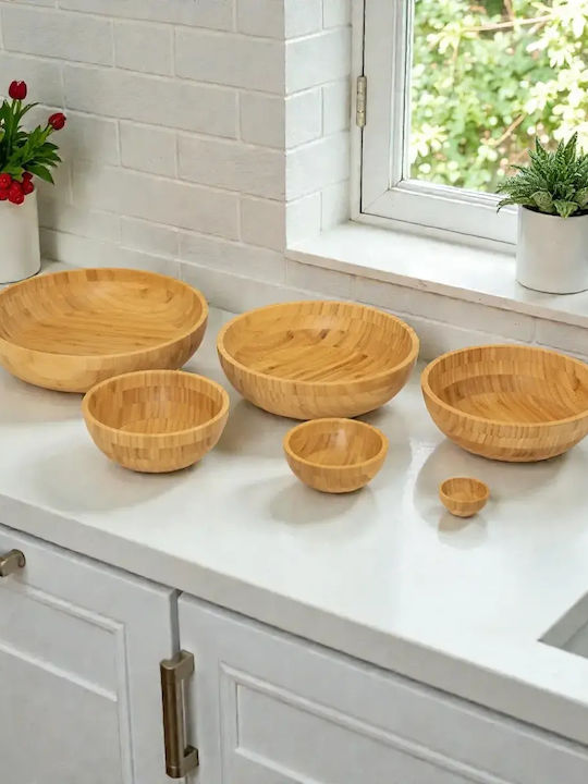 Ξύλινο Μπολ Από Bamboo 20x8 Εκ.