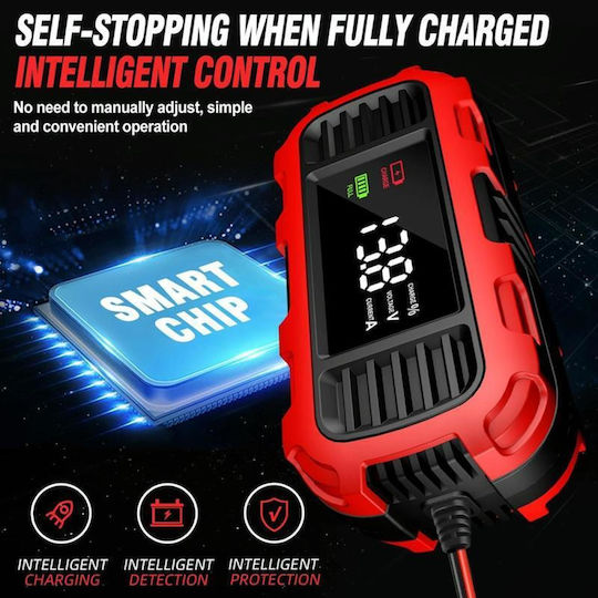 Foxsur Φορτιστής Μπαταρίας Αυτοκινήτου 12V EU Plug TBD0605604201B