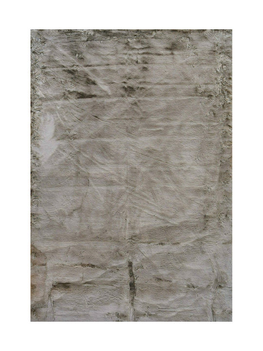 Balsan Rabbit Skin Shaggy Furry Beige
