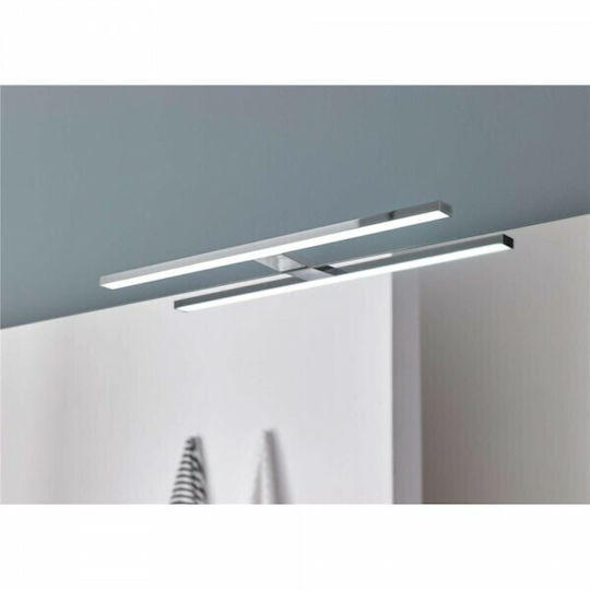 Drop Instinct 65 Countertop with Sink & Mirror Glossy Lacquer L62xW43.5xH60cm with Crypto White