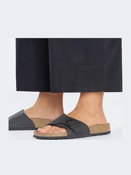 Catalina Flache Damen Sandalen Schwarz Schmale Passform
