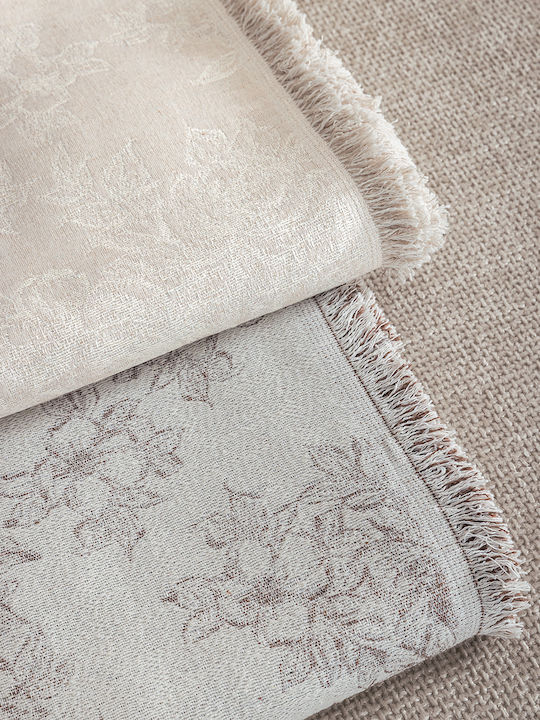 Palamaiki Mata Armchair Throw 180x170cm Ecru