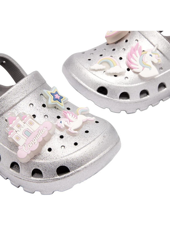 Kinder Anatomisch Strandschuhe Silber