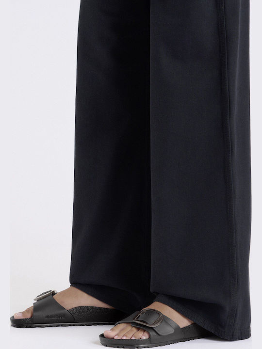 Birkenstock Madrid Slides Negru Cu Cataramă Mare Birkenstock Madrid Slides Negru Cu Cataramă Mare