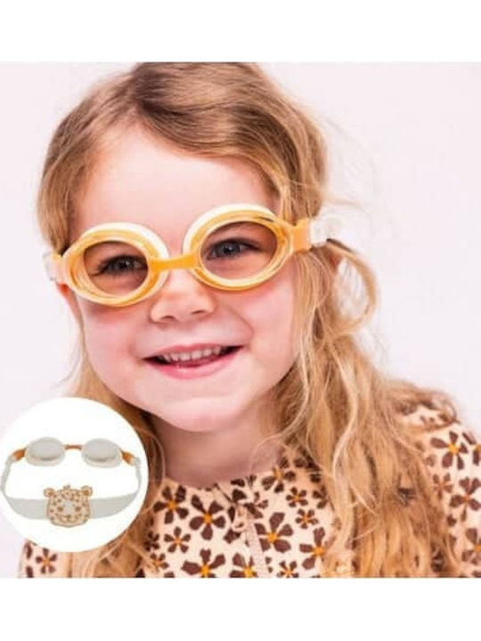 Swim Essentials Kids Swimming Goggles with Anti-Glare Lenses Beige