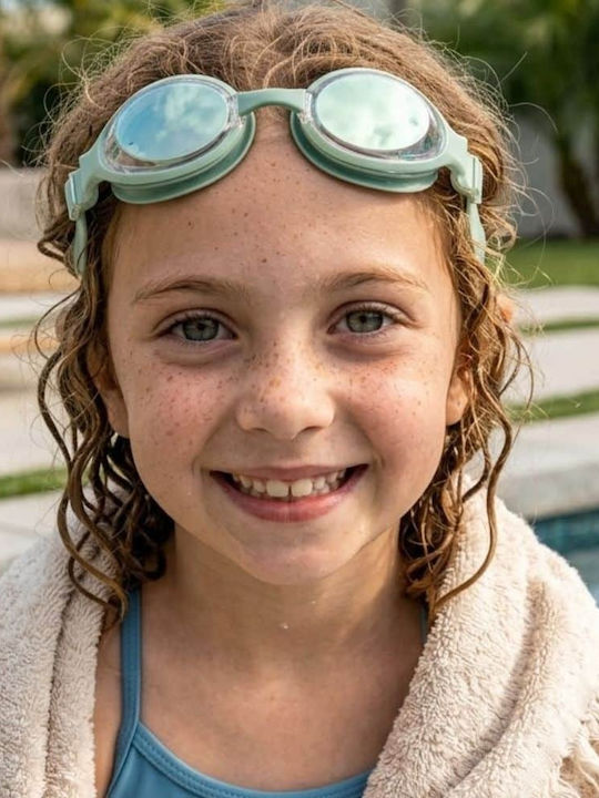 Swim Essentials Kids Swimming Goggles with Anti-Glare Lenses Green