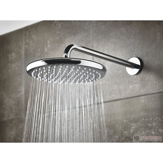 Grohe Tempesta Στρογγυλή Κεφαλή Ντουζ 38cm με Βραχίονα 28.6cm