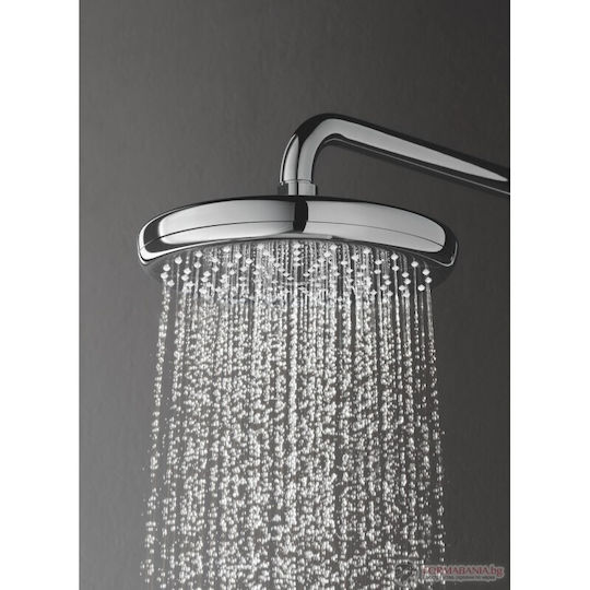 Grohe Tempesta Στρογγυλή Κεφαλή Ντουζ 38cm με Βραχίονα 28.6cm