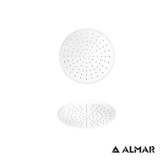 Eurorama Emotion Rotund Cap de duș 20cm Alb mat