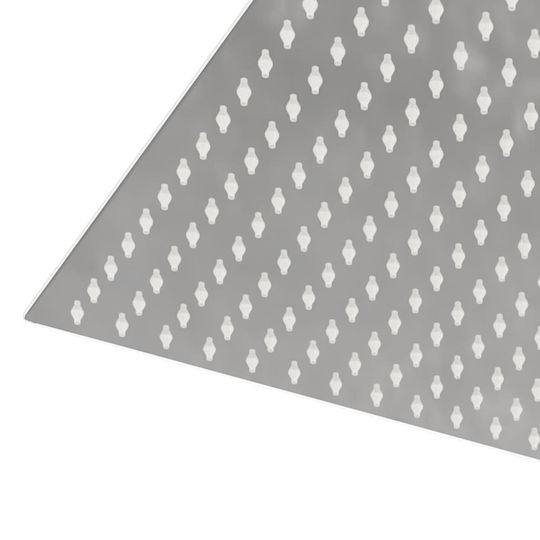 vidaXL Τετράγωνη Κεφαλή Ντουζ 40x40cm