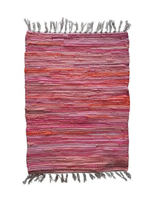 Sidirela Fiesta με Κρόσια 70x140cm Φουξ / Πορτοκαλί
