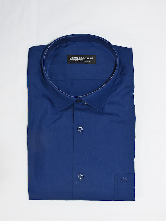 Short Sleeve Shirt Blue L17T0001-MPLE