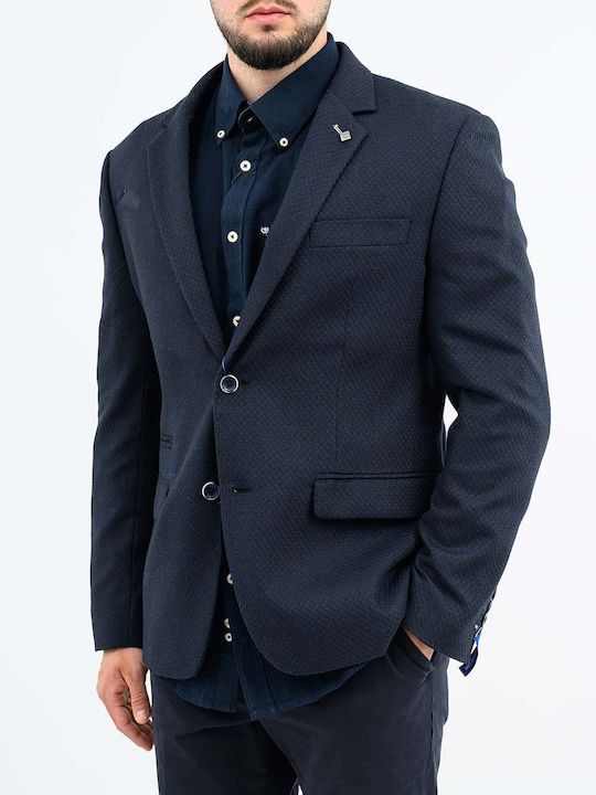 Leonardo Uomo Ανδρικό Σακάκι Navyblue
