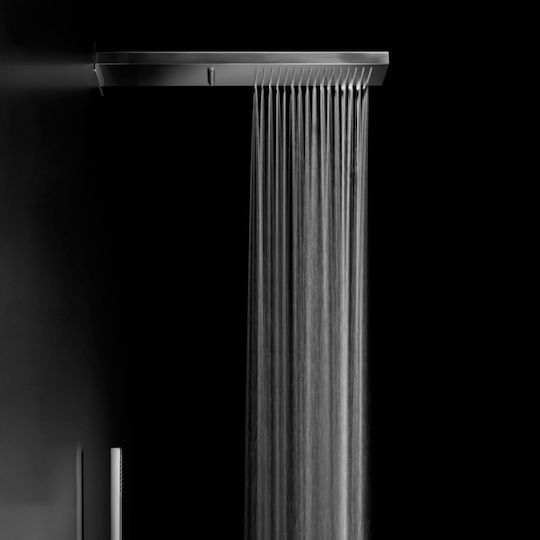 Almar Smart Shower Head Rectangular Showerhead 19.2x53.7cm White Matt