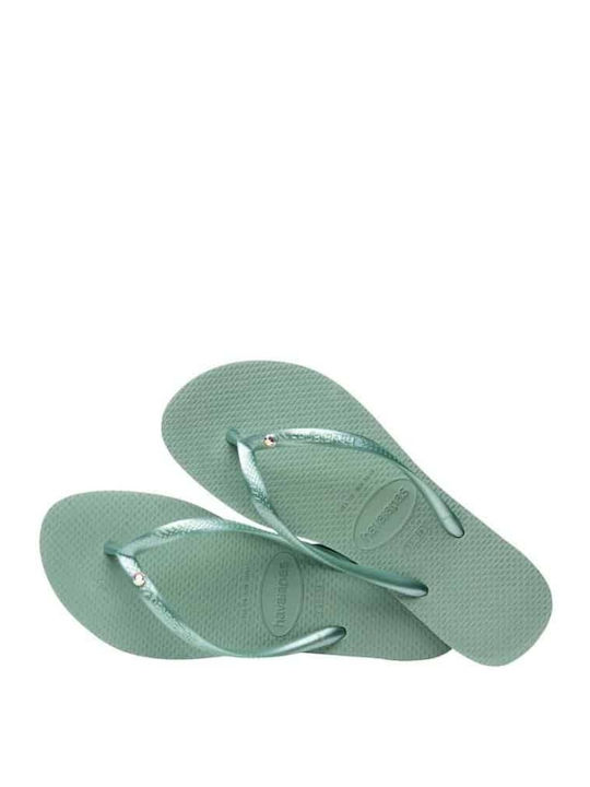 Slim Crystal Sw II Women's Flip Flops Venom Green