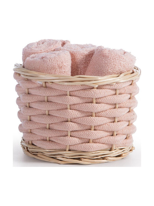 Σετ 5 Πετσέτες Χεριών Καλαθάκι Borra Nef Nef Homeware 105 Cream