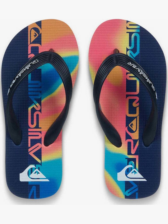 Kids' Flip Flops Blue Molokai Art