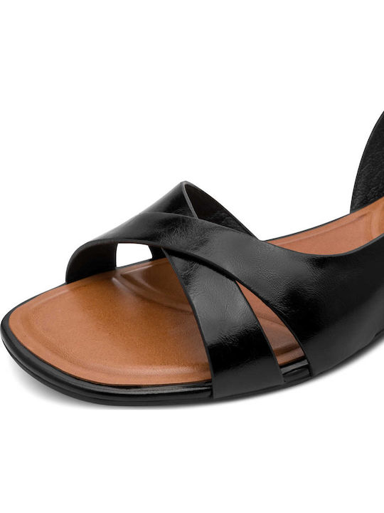 Leather Women's Sandals Black
