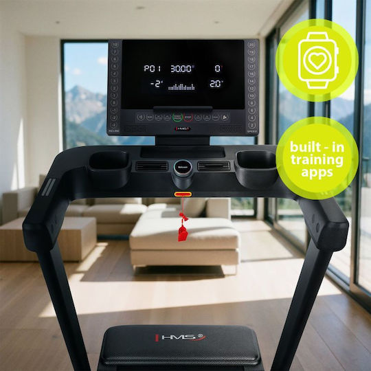HMS 1.75hp Electric Foldable Treadmill for User up to 135kg