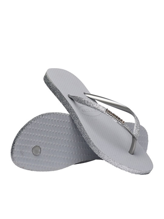 Slim Sparkle II Σαγιονάρες σε Γκρι Χρώμα