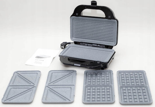 Berlinger Haus Sandwich Maker Grill with Removable Grids 2100W