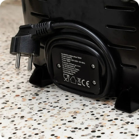 Huslog Τοστιέρα Γκριλιέρα 750W Μαύρη