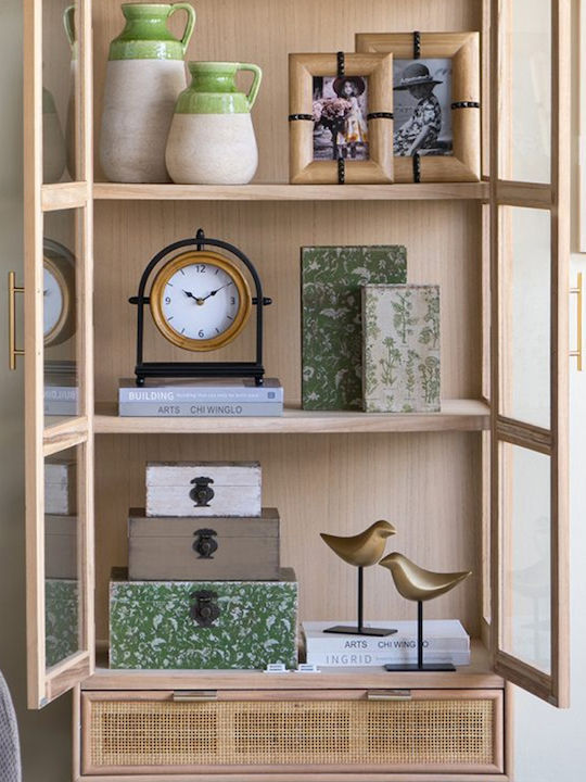 Artekko Set of Wooden Decorative Boxes in Book Shape 2 Pieces