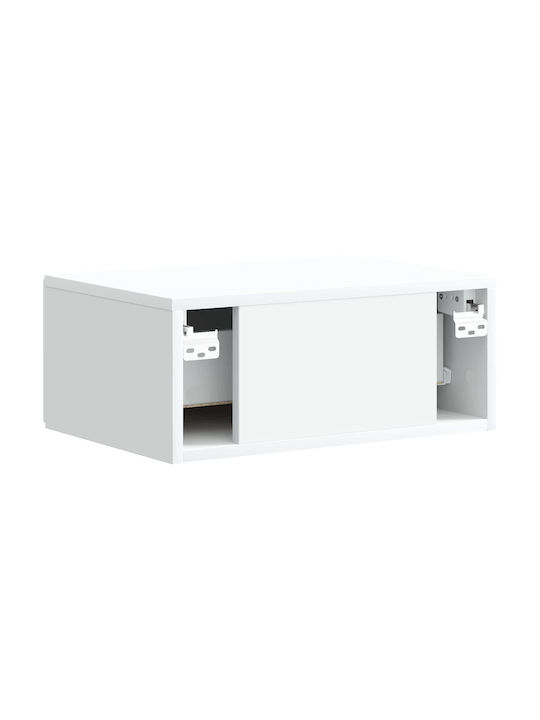 Нощни Шкафчета Дървени Бели 2 Бройки 49x34.5x20см