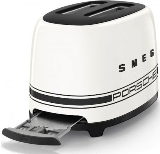 Smeg Φρυγανιέρα 2 Θέσεων 950W Λευκή