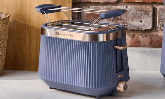 Russell Hobbs Bronte Тостер Двуместен 980W Син