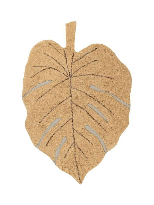 Lorena Canals Monstera Baumwolle Gelb