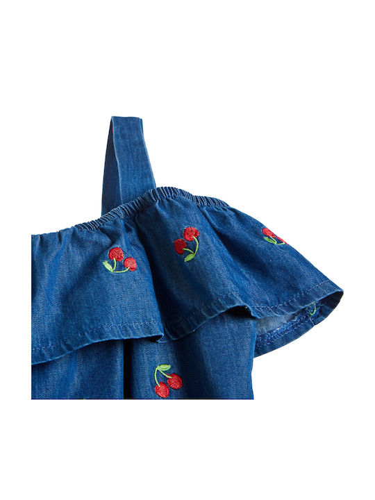Kids Shorts Bermudas Playsuit Denim Blue 00913651 0023