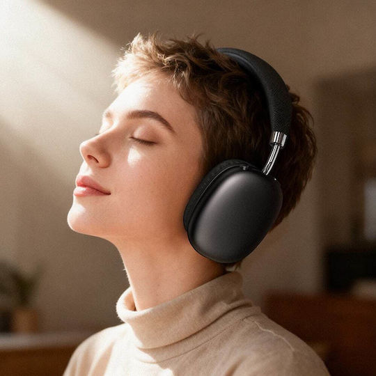 Acefast H13 Wireless / Wired Over Ear Headphones with 60 Hours Playing Time Black