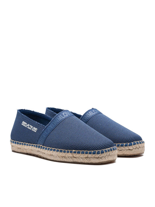 Herren Espadrilles in Blau Farbe