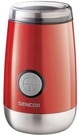 Sencor Electric Coffee Grinder 150W with 60g Capacity Red