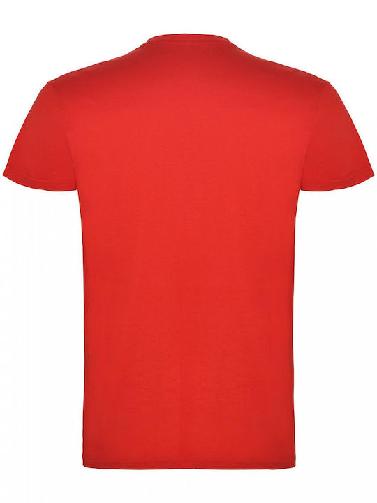 Roly Κοντομάνικη Μπλούζα Red 100%co Roly 3.961-red