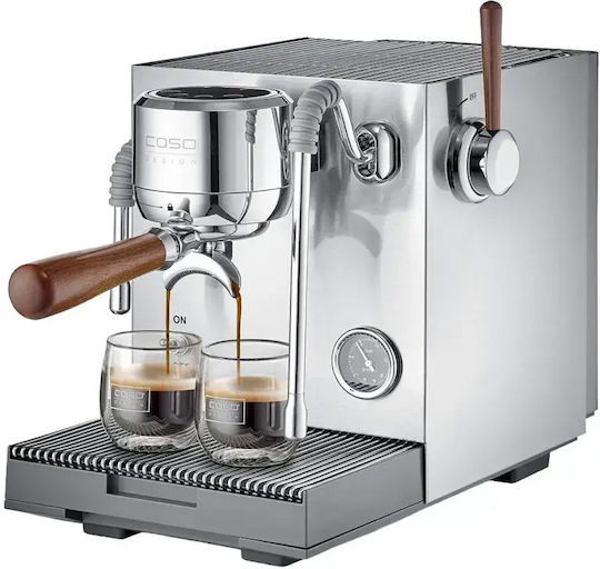Caso Handbetriebene Espressomaschine 3000W Druck 19bar Graue