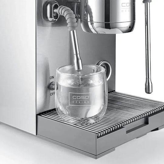Caso Handbetriebene Espressomaschine 3000W Druck 19bar Graue